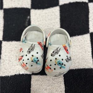 CROCS Toddler Car Pattern Water Shoes - Gray
